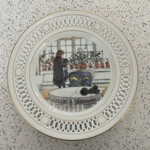 Flowers on the Windowsill limited edition plate